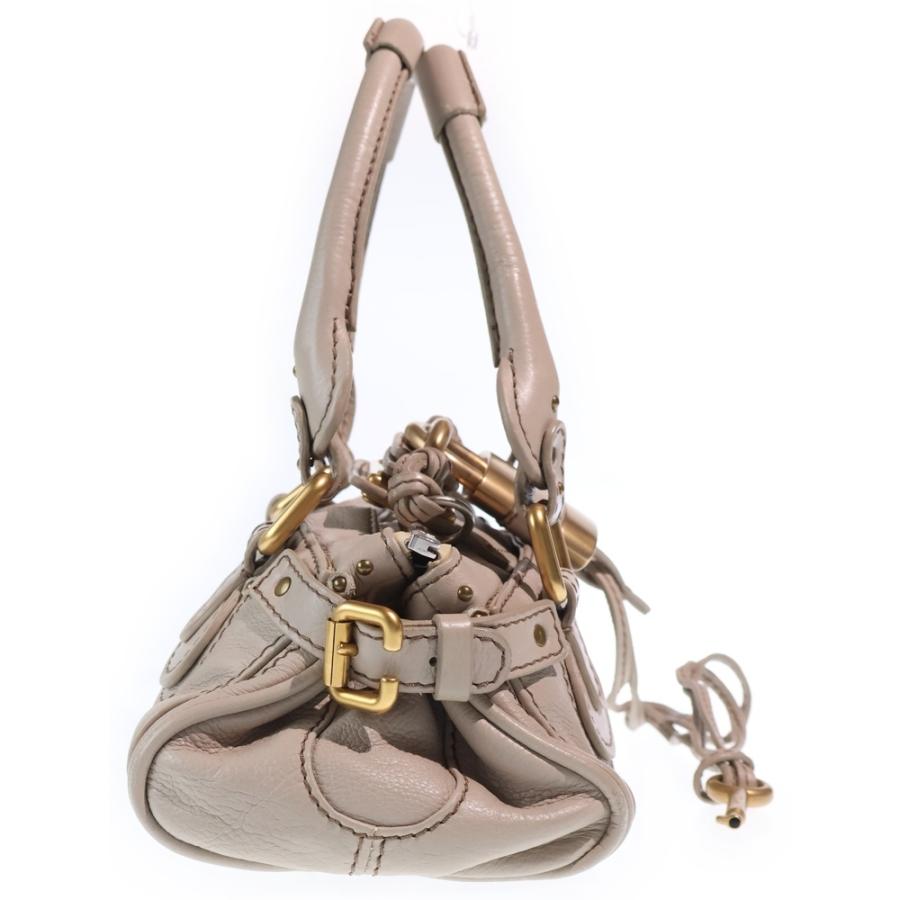 【✨極美品✨】クロエ パディントン ハンドバッグ ミニ ベージュ Chloe（クロエ） パディントン ミニ ハンドバッグ ベージュ レザー