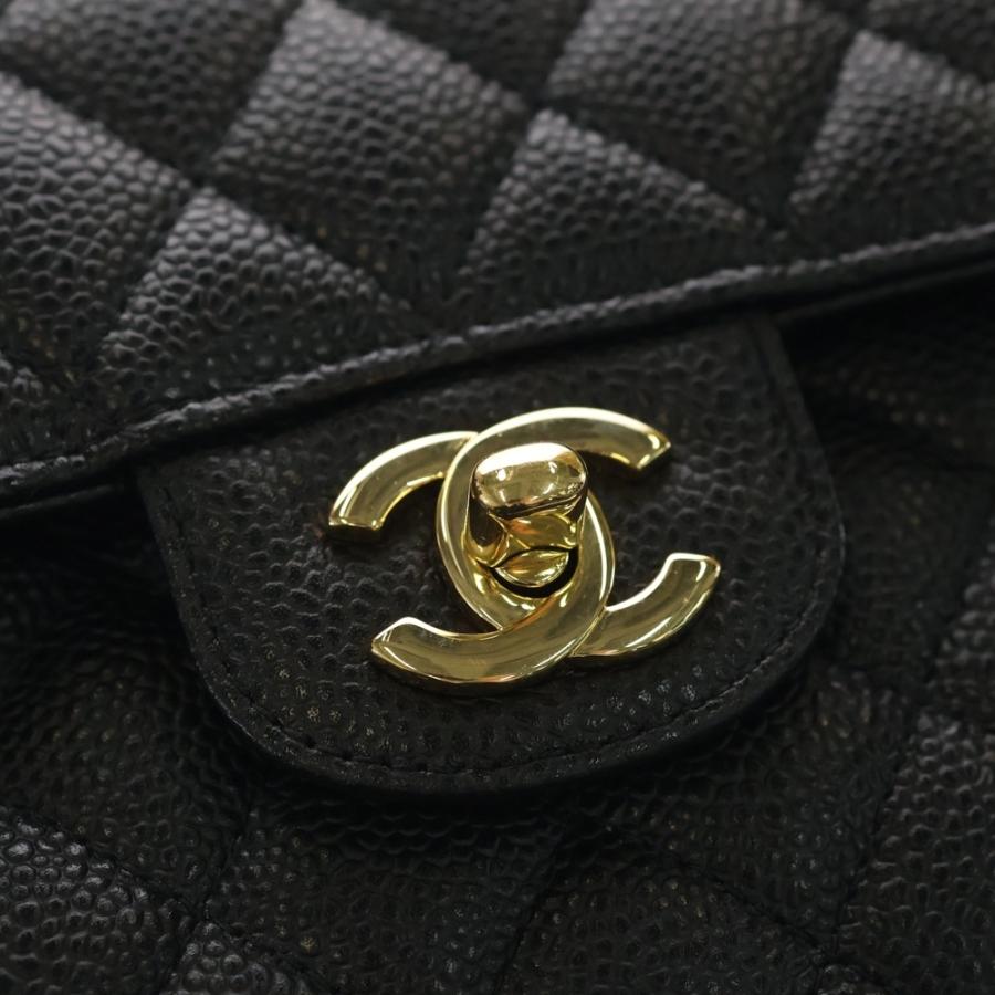 CHANEL シャネル マトラッセ23 ココマーク キャビアスキン Wフラップ Wチェーンショルダーバッグ レッド GD金具 A01113 CHANEL（シャネル） マトラッセ23 ココマーク キャビアスキン W