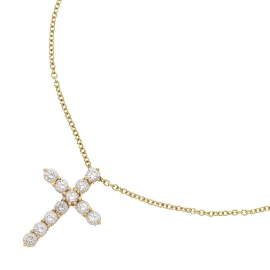 Tiffany & Co.　 クロス　ダイヤ　ネックレス　スモール　ティファニー TIFFANY&Co.（ティファニー） TIFFANY & Co.(ティファニー) スモール