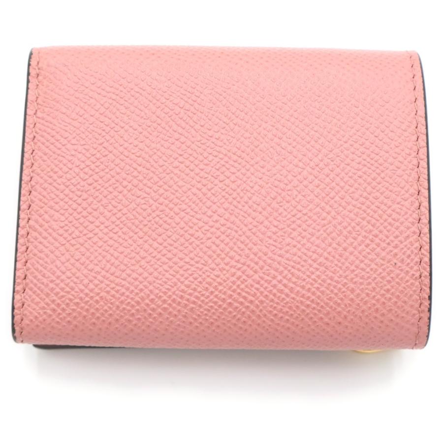 Dior 三つ折り財布 ピンク/ホワイト Dior 財布 三つ折り DIOR ディオール サドル レザー ロータス