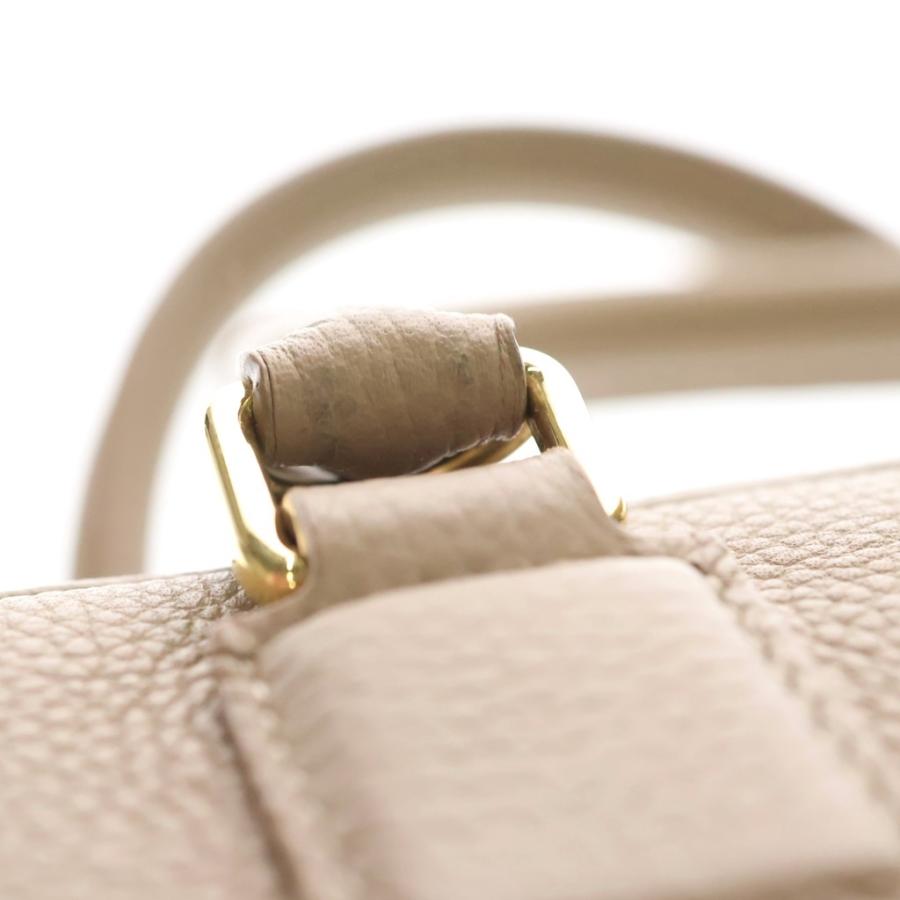 LOEWE（ロエベ） アマソナ23 2way ハンドバッグ ベージュ レザー スト