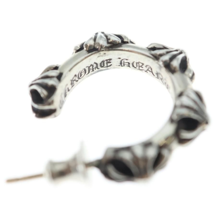 【美品】 クロムハーツ ピアス クロスバンド フープ CHROME HEARTS CHROME HEARTS（クロムハーツ） HOOP CROSS クロスバンド フープピアス