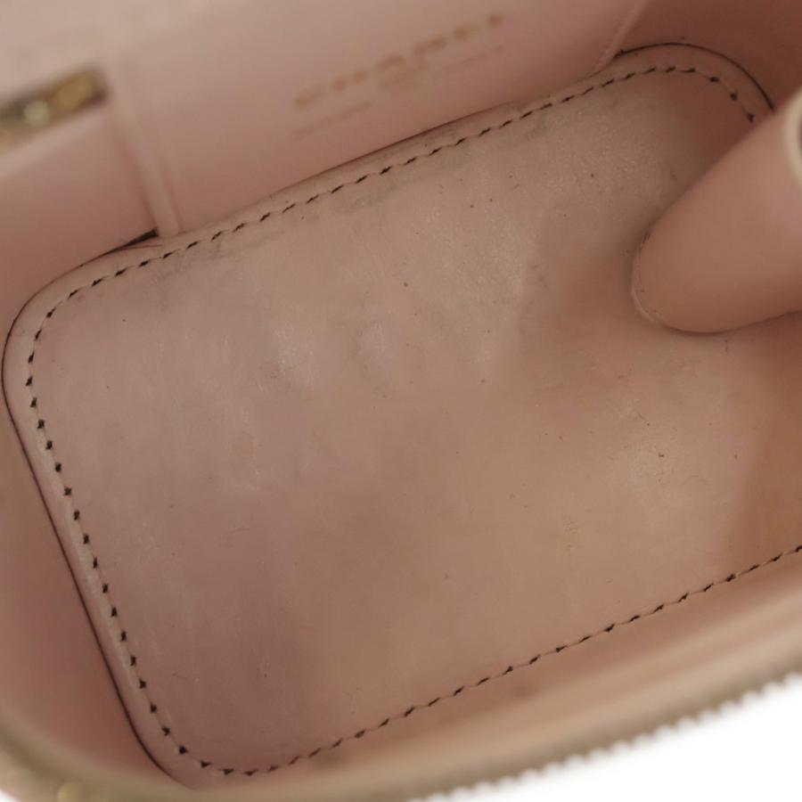 CHANEL シャネル ミニ バニティ チェーンショルダーバッグ ピンク キャビアスキン ゴールド金具_4