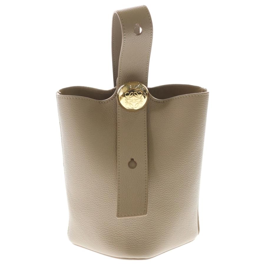 LOEWE（ロエベ） ペブル バケットバッグ ハンドバッグ ミニ ベージュ