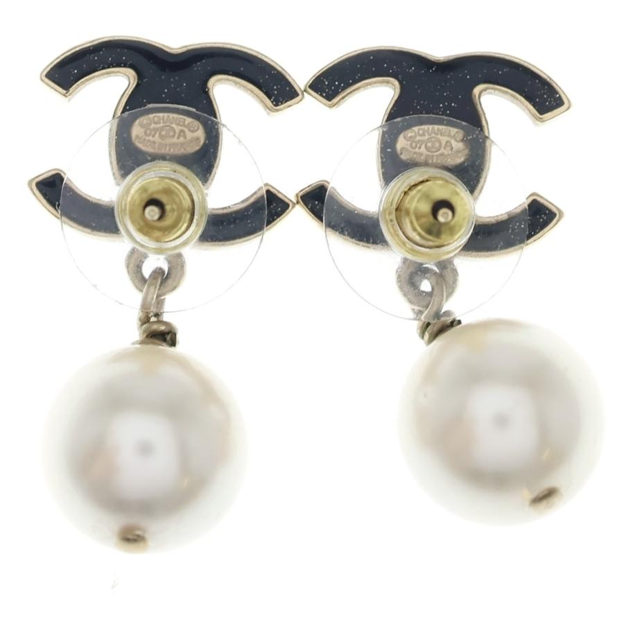 CHANEL（シャネル） ココマーク フェイクパール GP ピアス 07A