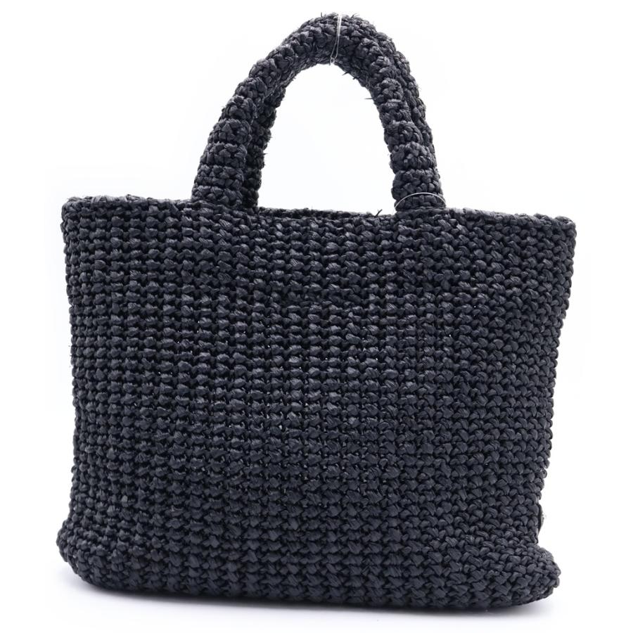 PRADA（プラダ） クロシェ ロゴ スモール ハンドバッグ トートバッグ