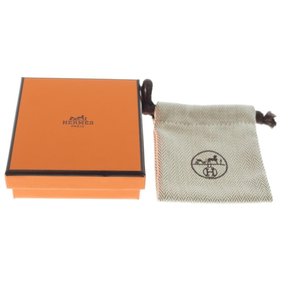 HERMES（エルメス） ポップアッシュ ミニ ピアス シルバー×ピンク GP