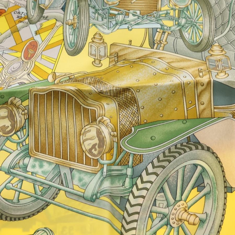 HERMES（エルメス） automobile カレ90 オートモービル シルクスカーフ