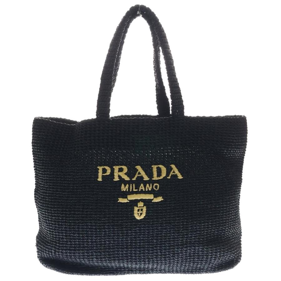 PRADA（プラダ） クロシェ トートバッグ ラージ ハンドバッグ カゴ