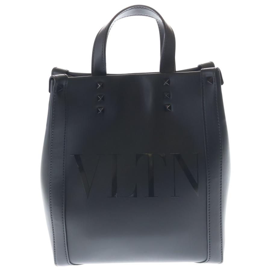 VALENTINO（ヴァレンティノ） VLTN ロックスタッズ レザー 2WAY ハンド 