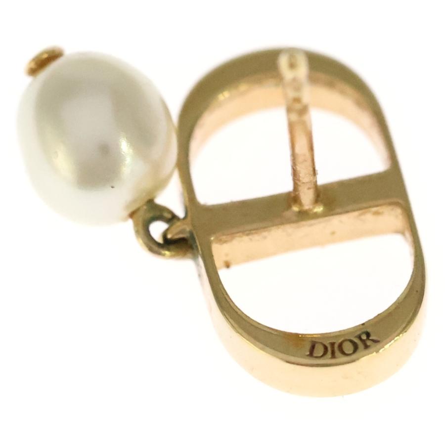 クリスチャンディオール　パール　ピアス Christian Dior（クリスチャン・ディオール） CDロゴ フェイクパール