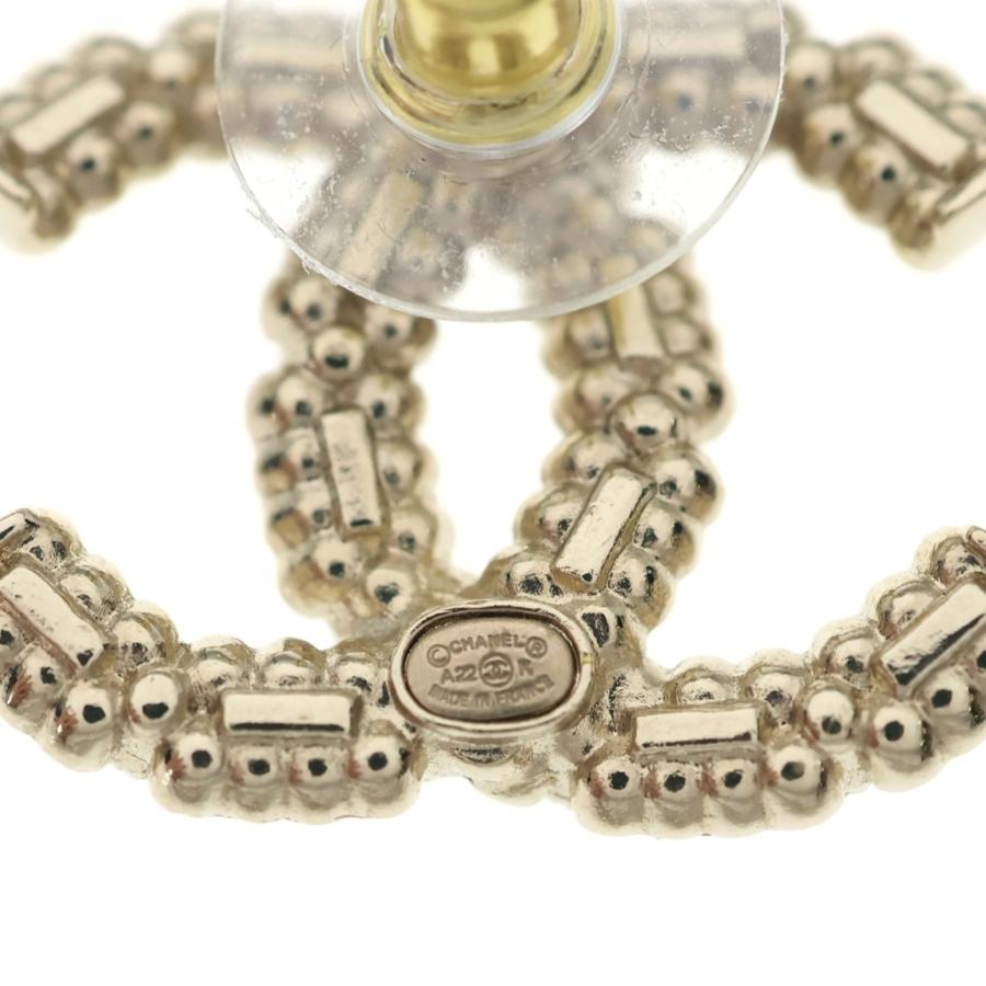CHANEL ココマーク ラインストーン 07 A フェイクパール 片耳ピアス CHANEL（シャネル） ココマーク ピアス ラインストーン フェイクパール