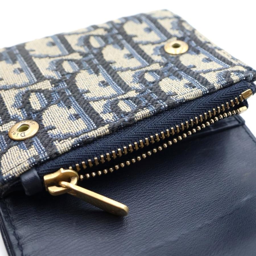 Christian Dior（クリスチャン・ディオール） オブリーク 三つ折り財布