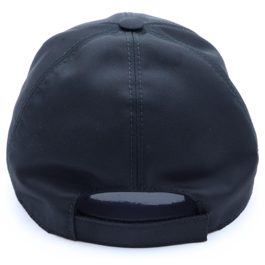 未使用級 プラダ リナイロン トライアングルロゴプレート ベースボールキャップ PRADA（プラダ） Re-Nylon リナイロン トライアングルロゴプレート