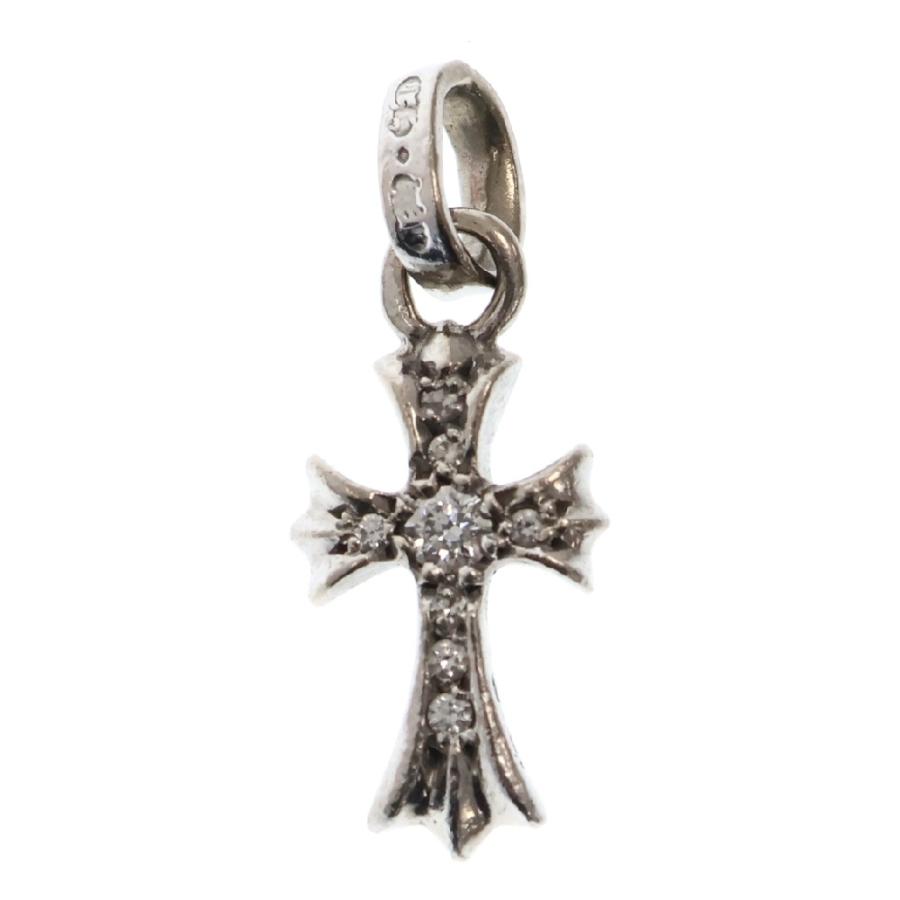 CHROME HEARTS クロムハーツ 18KWG CRS BBYFAT P/DIA ベイビー CHROME HEARTS クロムハーツ 18KWG CRS BBYFAT P/DIA ベイビー