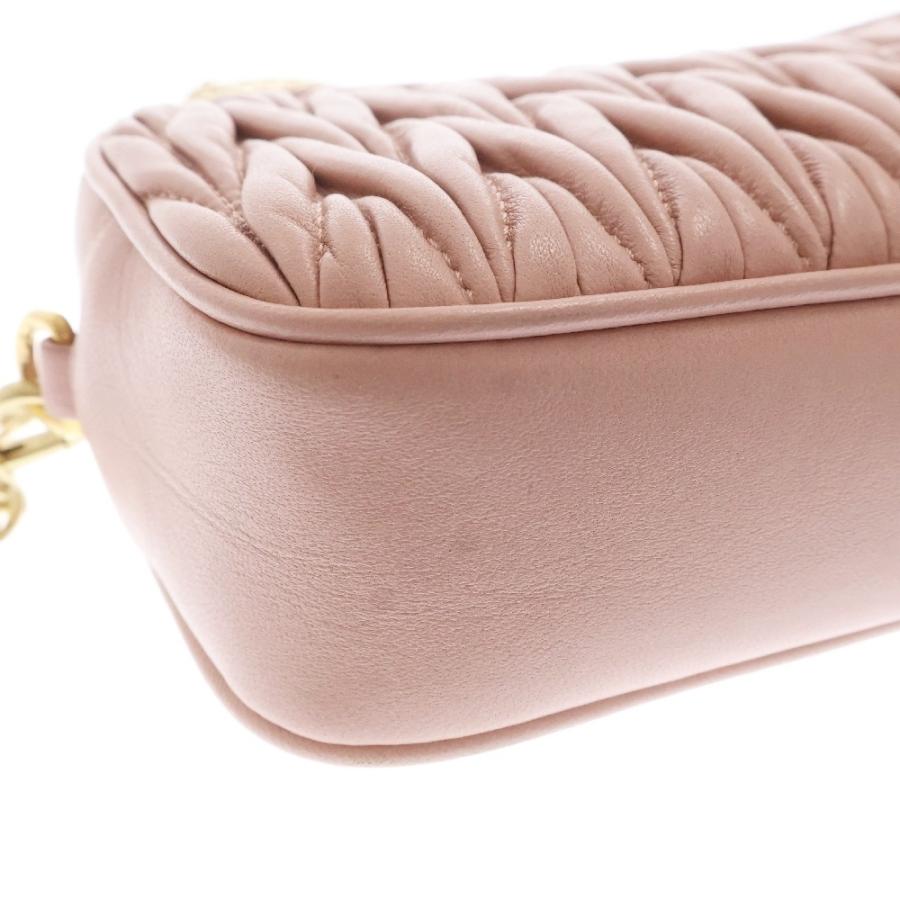 miumiu ミュウミュウ マテラッセ チェーンショルダーバッグ ミニバッグ  