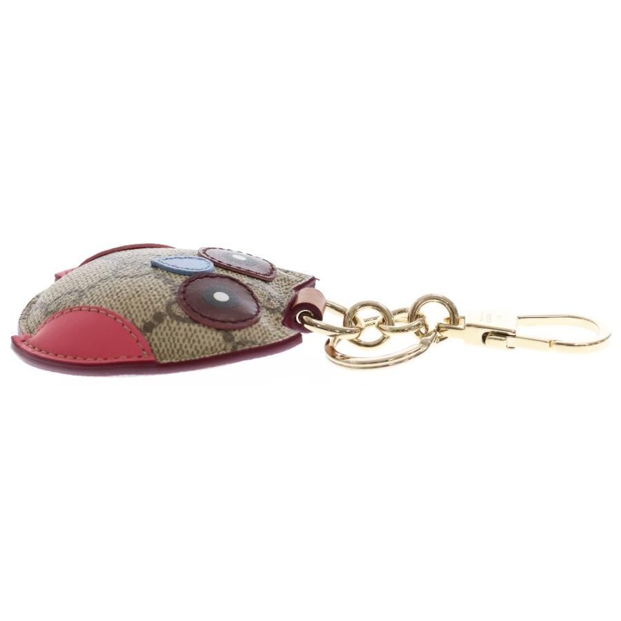 GUCCI（グッチ） アウル シェイプ バッグチャーム マルチカラー PVC