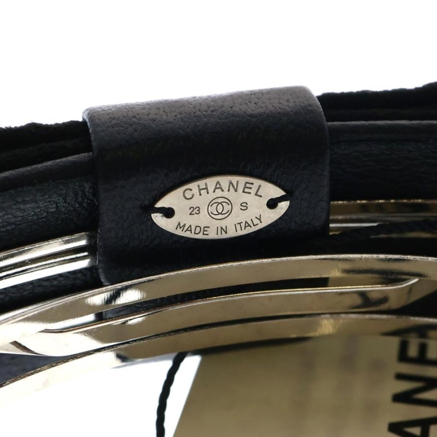 CHANEL ココマーク レザー バレッタ 23S CHANEL（シャネル） ココマーク ラインストーン バレッタ 23S レザー