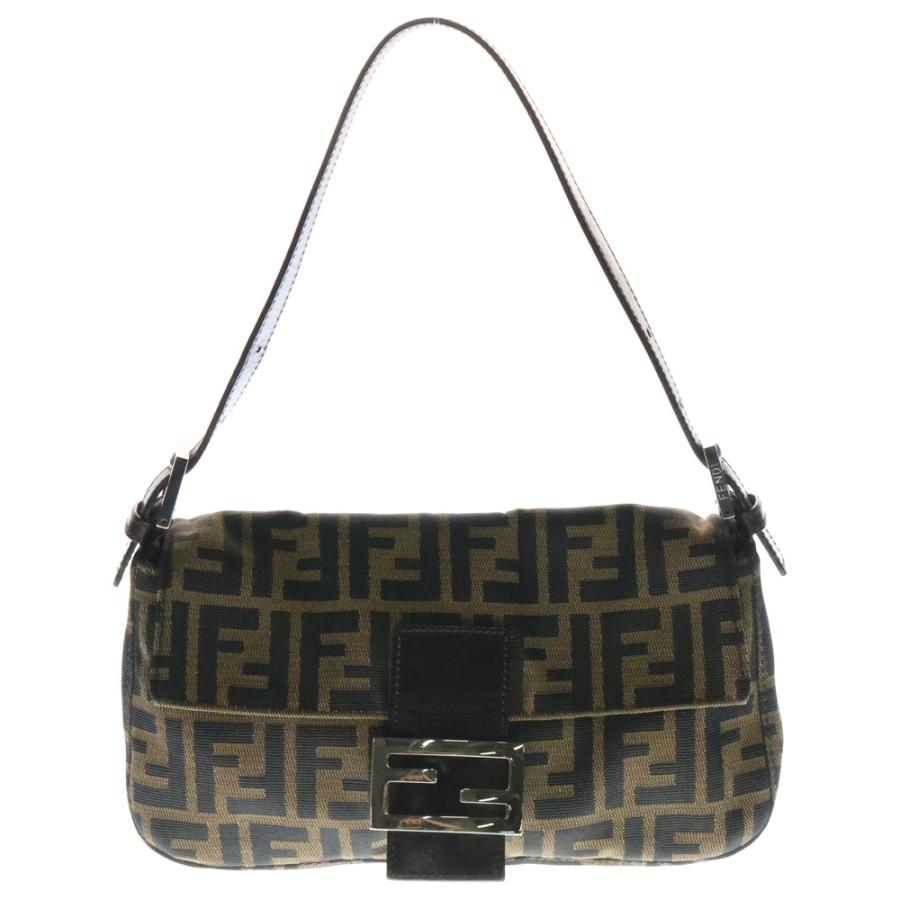 FENDI フェンディ ズッカ柄 マンマバケット ワンショルダー 