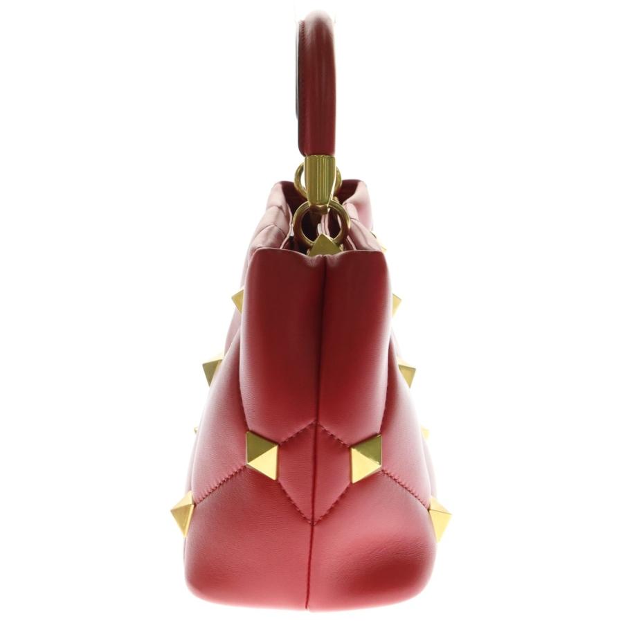 VALENTINO ヴァレンティノ カラヴァーニ ローマンスタッズ 2WAY レザーハンドバッグ チェーンショルダーバッグ レッド レディース VALENTINO(ヴァレンティノ) カラヴァーニ ローマンスタッズ 2WAY
