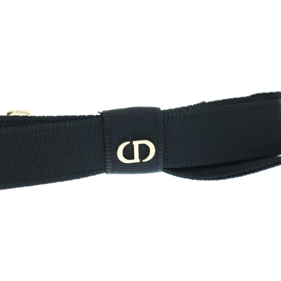 Christian Dior（クリスチャン・ディオール） CDロゴ リボン バレッタ