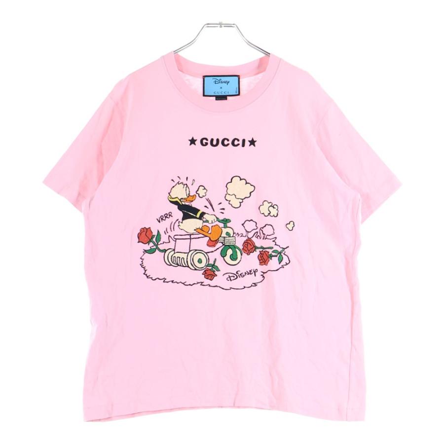 GUCCI（グッチ） 21SS ×Disney ドナルドダック ロゴ刺繍 クルーネック
