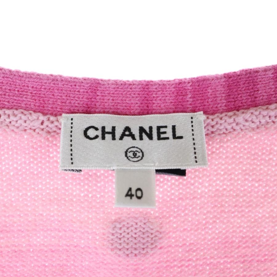 CHANEL（シャネル） ココマーク カシミヤ混 コットン Uネック