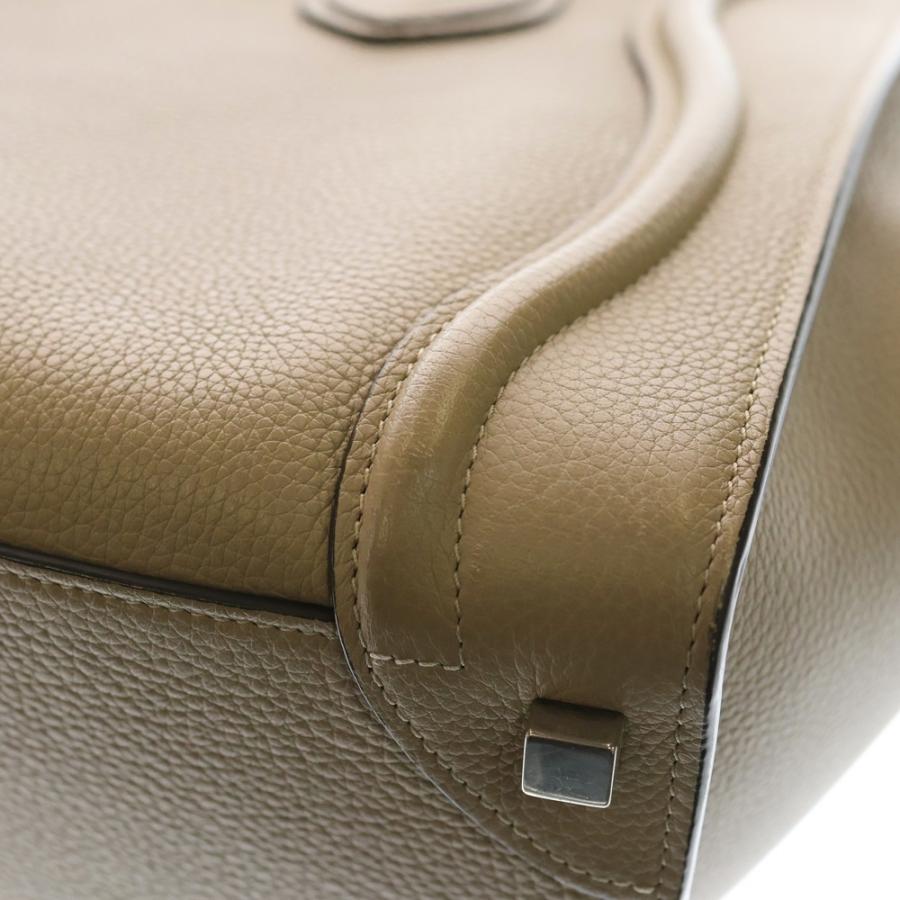 美品 CELINE セリーヌ ラゲージ マイクロ ベージュ ハンドバッグ 正規品 CELINE（セリーヌ） ラゲージ マイクロ ベージュ レザー ハンドバッグ
