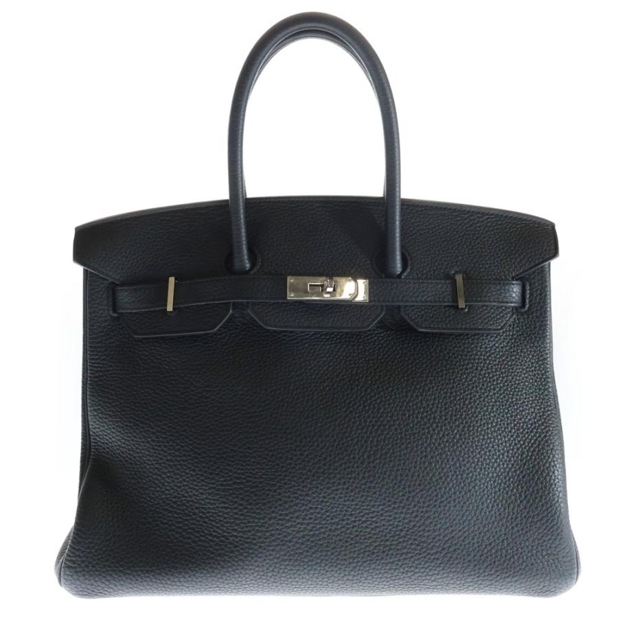 HERMES（エルメス） バーキン35 ノワール トゴ レザーハンドバッグ