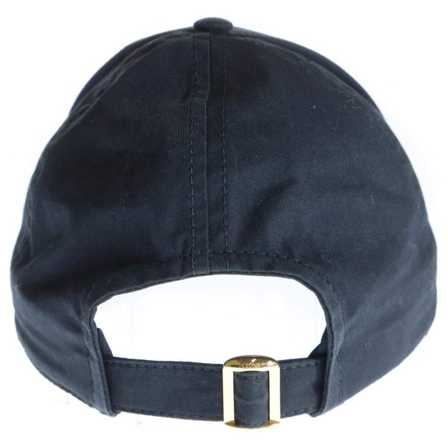 CELINE（セリーヌ） トリオンフロゴベースボールキャップ ブラック