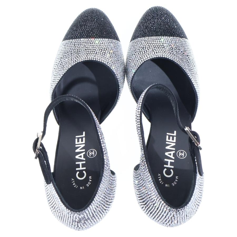 CHANEL（シャネル） グリッター アンクルストラップサンダル