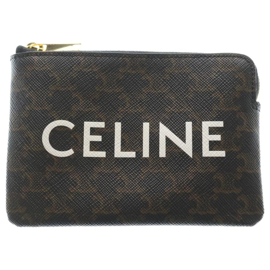 CELINE（セリーヌ） トリオンフ ロゴコインケース バッグチャーム 財布 