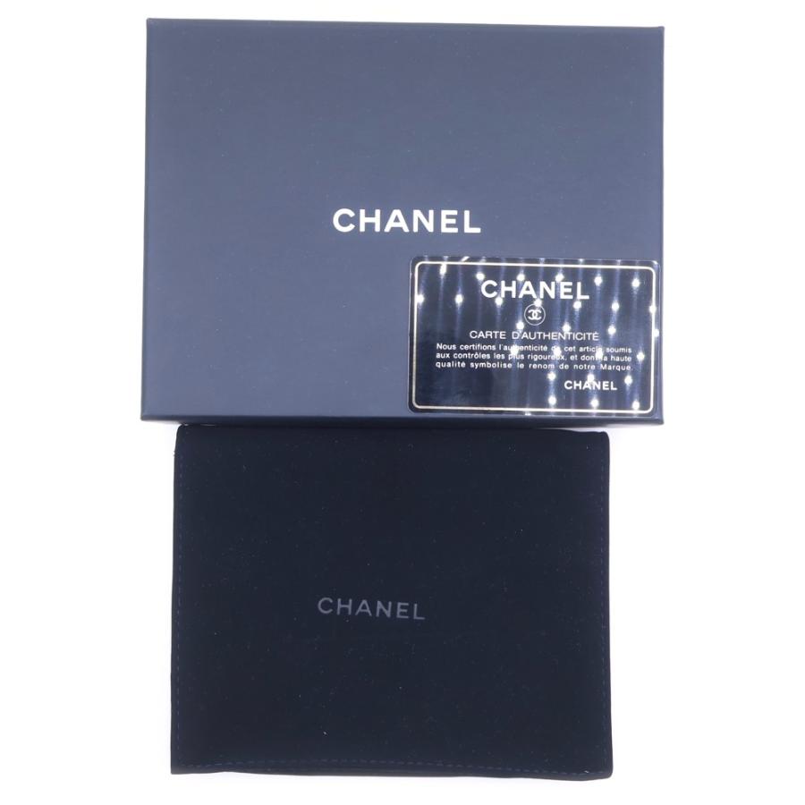 CHANEL マトラッセ コンパクトウォレット キャビアスキン ブラック CHANEL（シャネル） マトラッセ 三つ折り財布 コンパクトウォレット