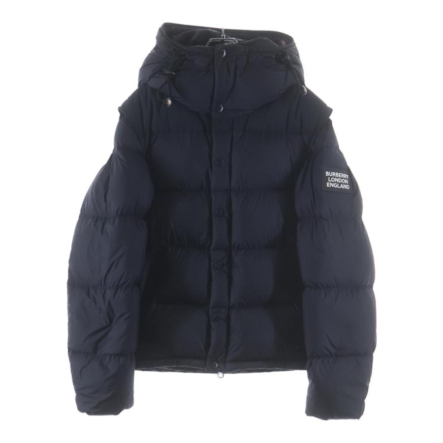BURBERRY（バーバリー） ラバーロゴ フーデッド ジップアップ ダウン