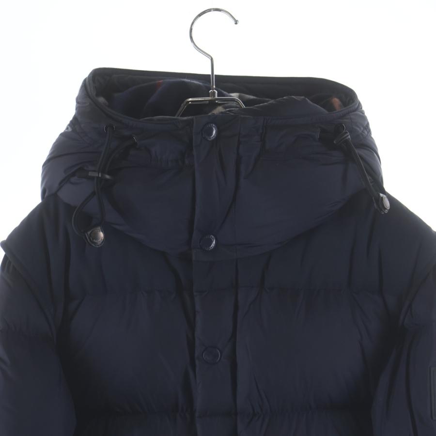 BURBERRY（バーバリー） ラバーロゴ フーデッド ジップアップ ダウン