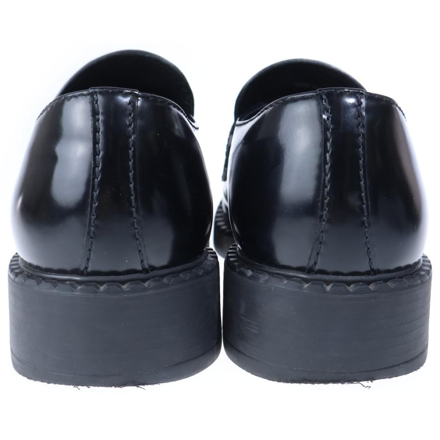 PRADA（プラダ） チョコレート ブラッシュドレザー トライアングルロゴ