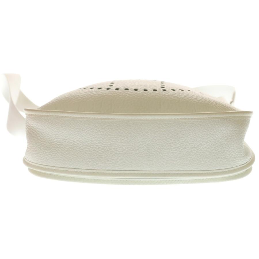 【美品】HERMES エルメス エブリンII PM トリヨン L刻印 ホワイト HERMES（エルメス） エブリン2 PM トリヨンクレマンス シルバー金具