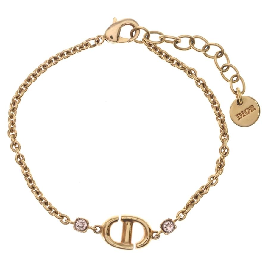 ✨Dior✨ディオール✨ラインストーン✨CDロゴ✨ゴールド✨ブレスレット✨ Christian Dior（クリスチャン・ディオール） CDロゴ ラインストーン