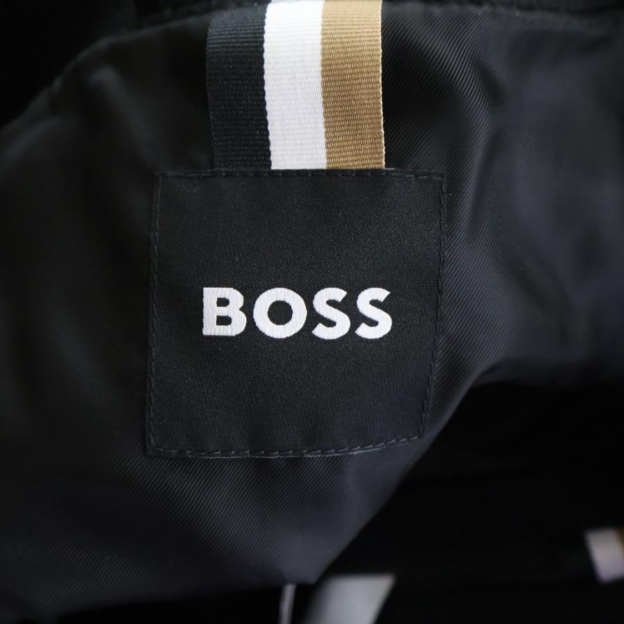 HUGO BOSS ヒューゴボス xSHOHEI OHTANI 大谷翔平コラボ 袖レザー切り替え スタジャン ジャケット 世界100着限定 ウール ブラック I50517984 HUGO BOSS（ヒューゴ・ボス） xSHOHEI OHTANI 大谷翔平コラボ 袖レザー