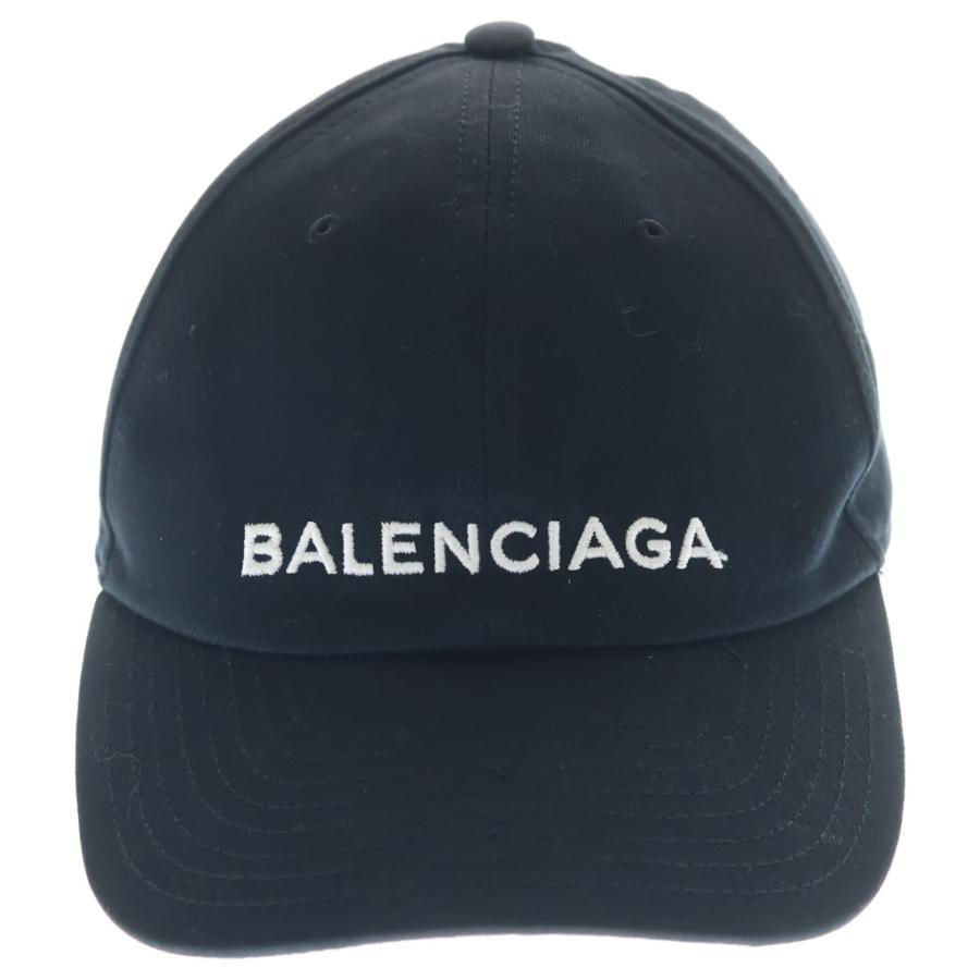 BALENCIAGA ロゴ刺繍 キャップ ブラック BALENCIAGA（バレンシアガ） ロゴ刺繍キャップ ブラック : BRING Yahoo