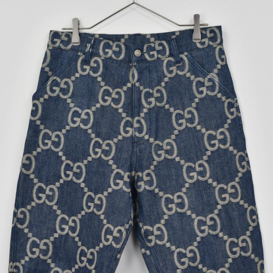 GUCCI グッチ 22AW Pineapple Pants GGジャンボ デニム パンツ GUCCI グッチ 22AW Pineapple Pants GGジャンボ デニム パンツ