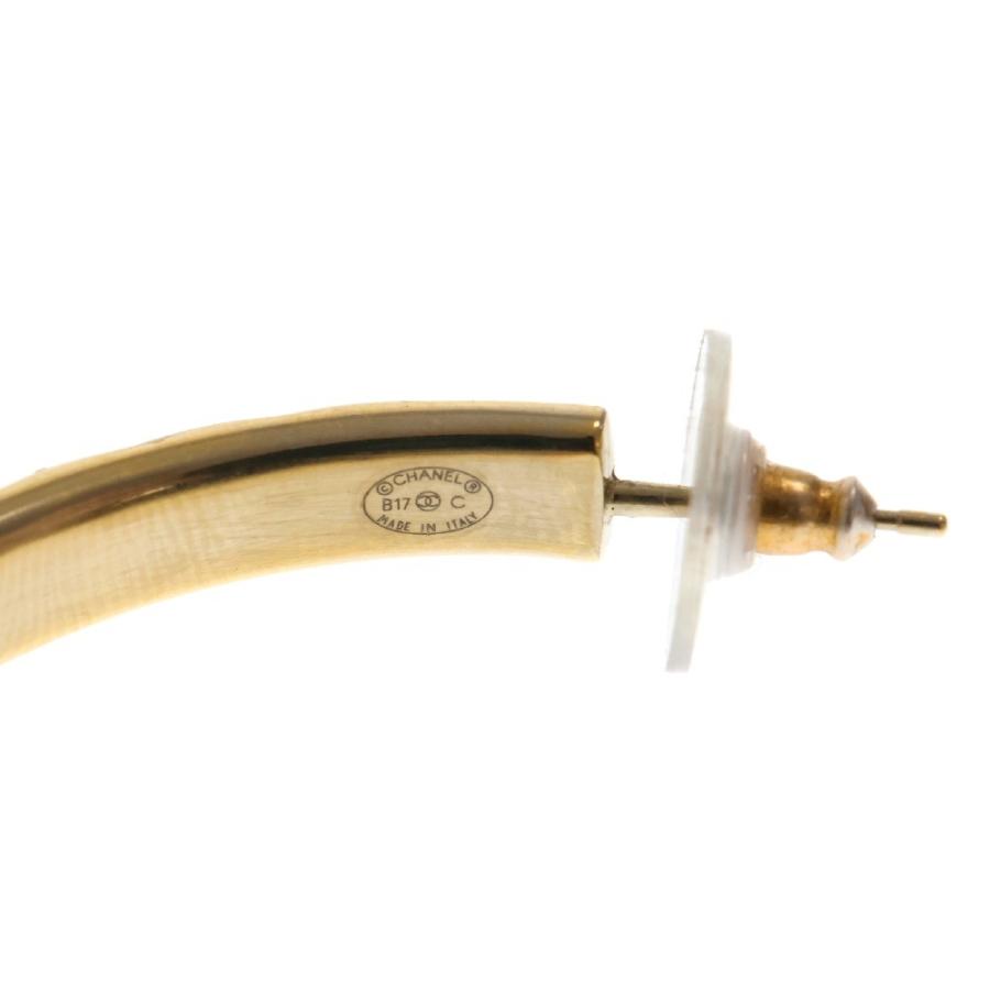 CHANEL（シャネル） ココマーク ラインストーンフープピアス B17C