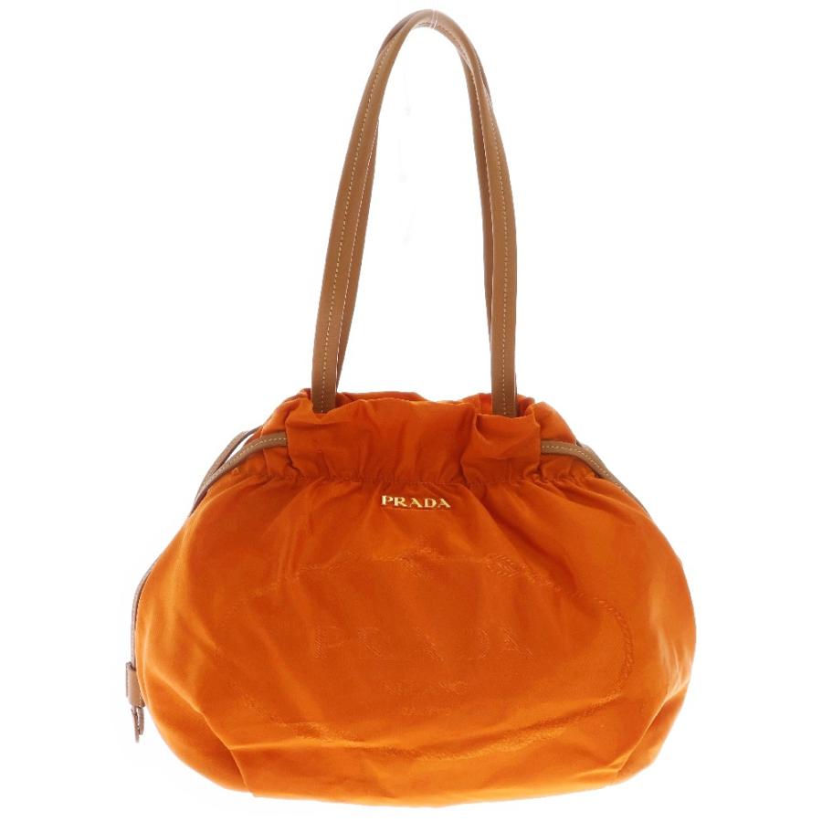 PRADA プラダ ナイロンバッグ オレンジ : BRING Yahoo!ショップ - 通販 
