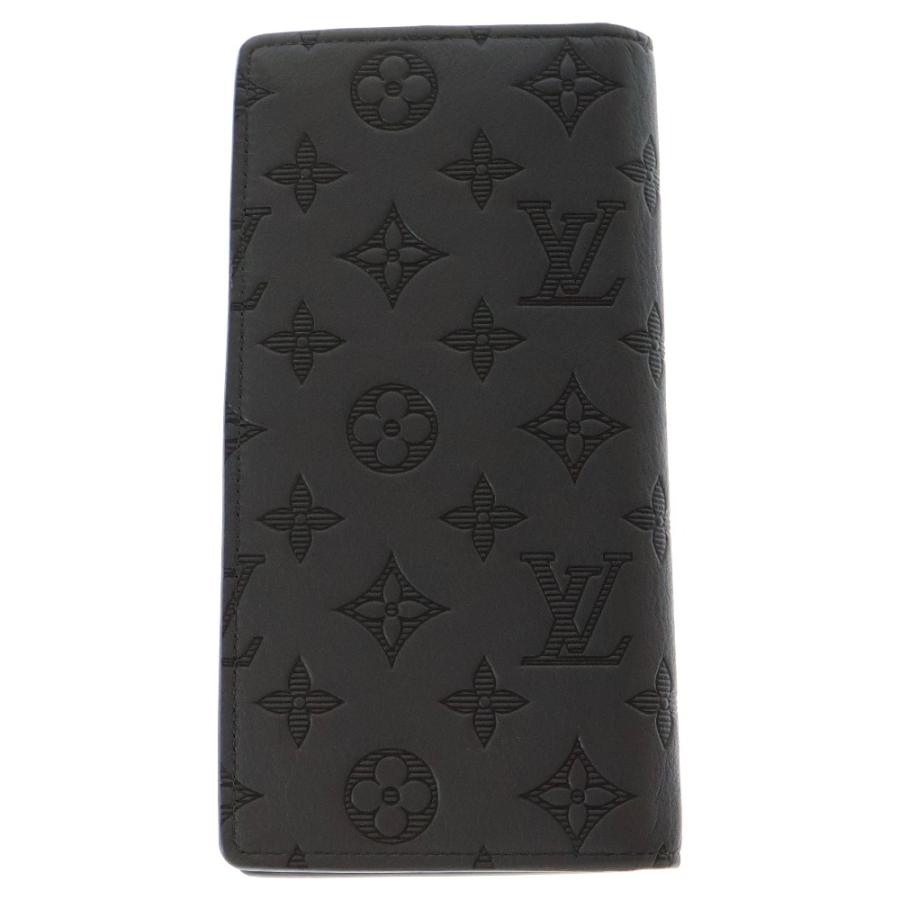 ルイヴィトン モノグラム シャドウ ポルトフォイユ ブラザ 財布 黒 ブラック LOUIS VUITTON（ルイ・ヴィトン） モノグラム シャドウ ポルトフォイユ