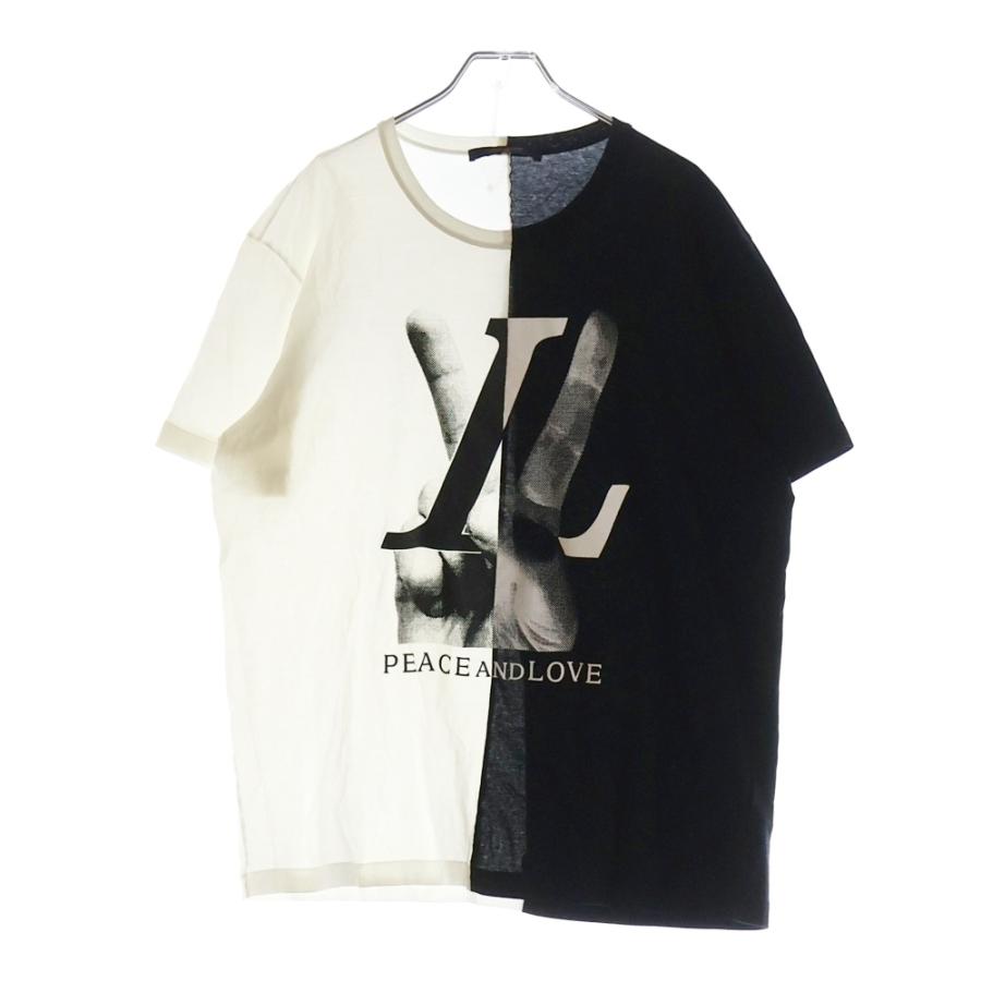 LOUIS VUITTON ルイヴィトン 18AW Peace And Love ピース&ラブ Tシャツ 