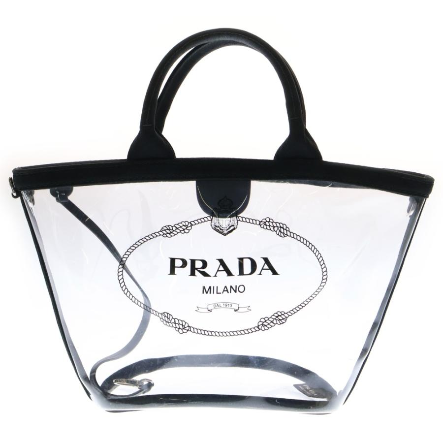 PRADA（プラダ） カナパ ビニール トートバッグ ハンドバッグ