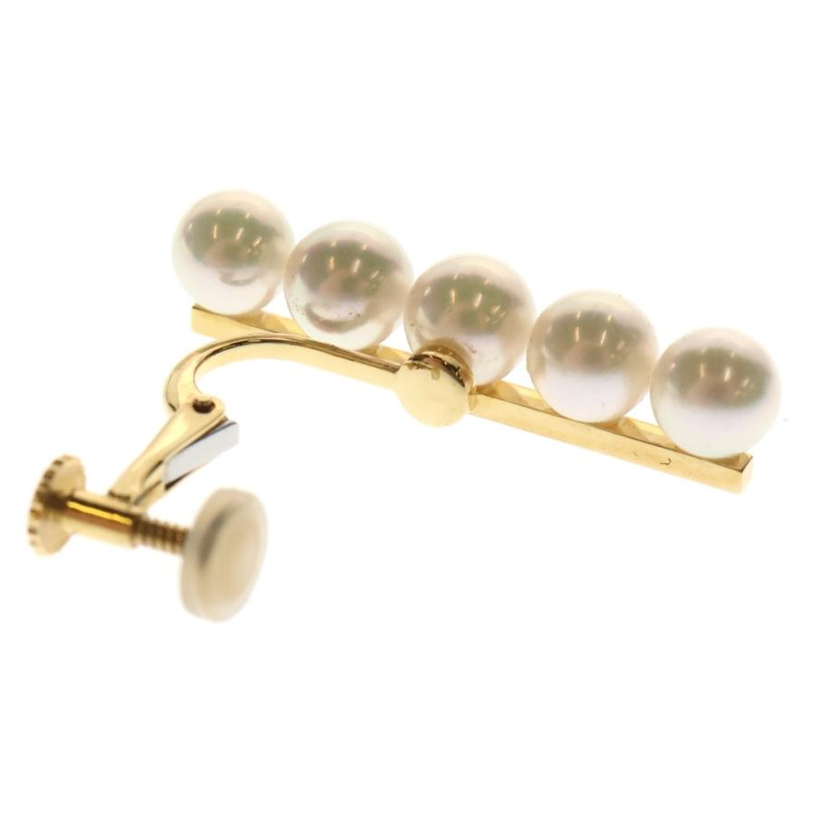 ★po-ko再出品★TASAKI パランスプラス イエローゴールド TASAKI（タサキ） バランス プラス パール イヤリング Au750 K18 YG