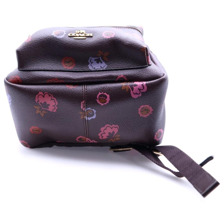 COACH（コーチ） ロゴ フラワープリント レザーバックパック リュック
