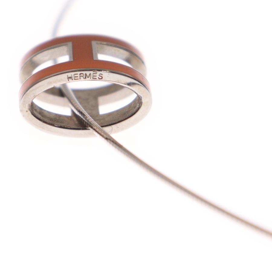 HERMES（エルメス） ポップアッシュ H ネックレス ペンダント オレンジ