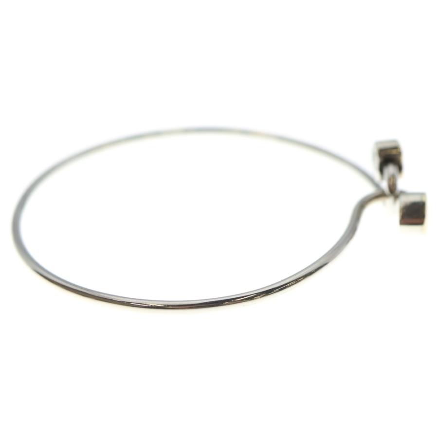 ティファニー　シルバー　ゴールド　ダブルハート　バングル　ブレスレット Tiffany & Co Logo Double Heart ティファニー ダブルハート フック